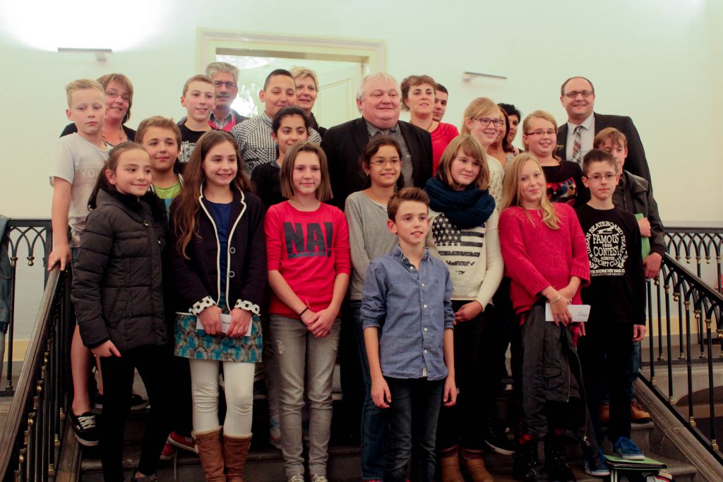 Premier conseil municipal des enfants à Champagnole.