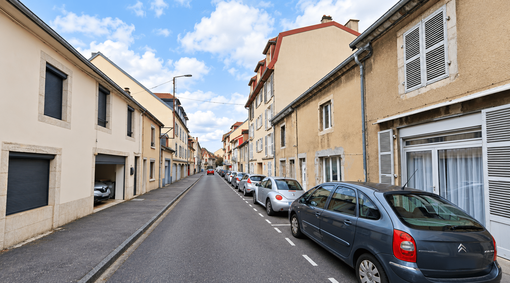 Rue du Maréchal-Foch à Champagnole – secteur concerné par les travaux