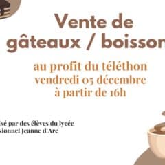 Téléthon lycée Professionnel Jeanne d’ Arc