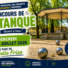 Concours de pétanque organisé par le Conseil Municipal des Enfants