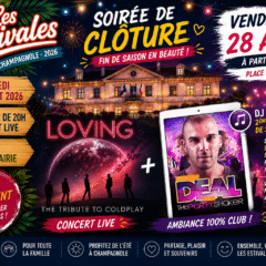 Concert de clôture des estivales : Love tribute Coldplay et DJ DEAL