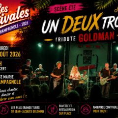 Scène d&rsquo;été « un, deux, trois » tribute Goldman
