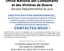 Office National des Combattants et des Victimes de Guerre – Service départemental du Jura